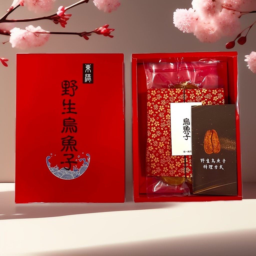 10兩野生烏魚子禮盒(單片裝)
